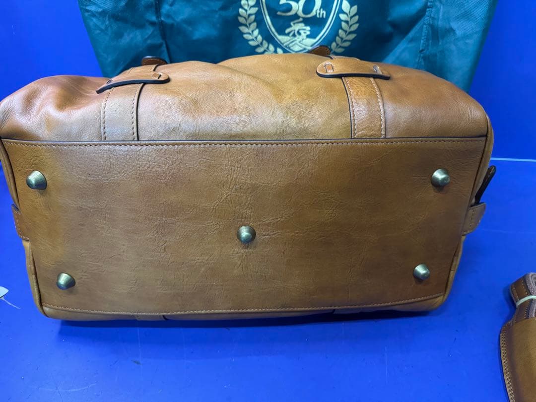 希少 Old Aangler Firenze イダリア制特注ボストンバッグ