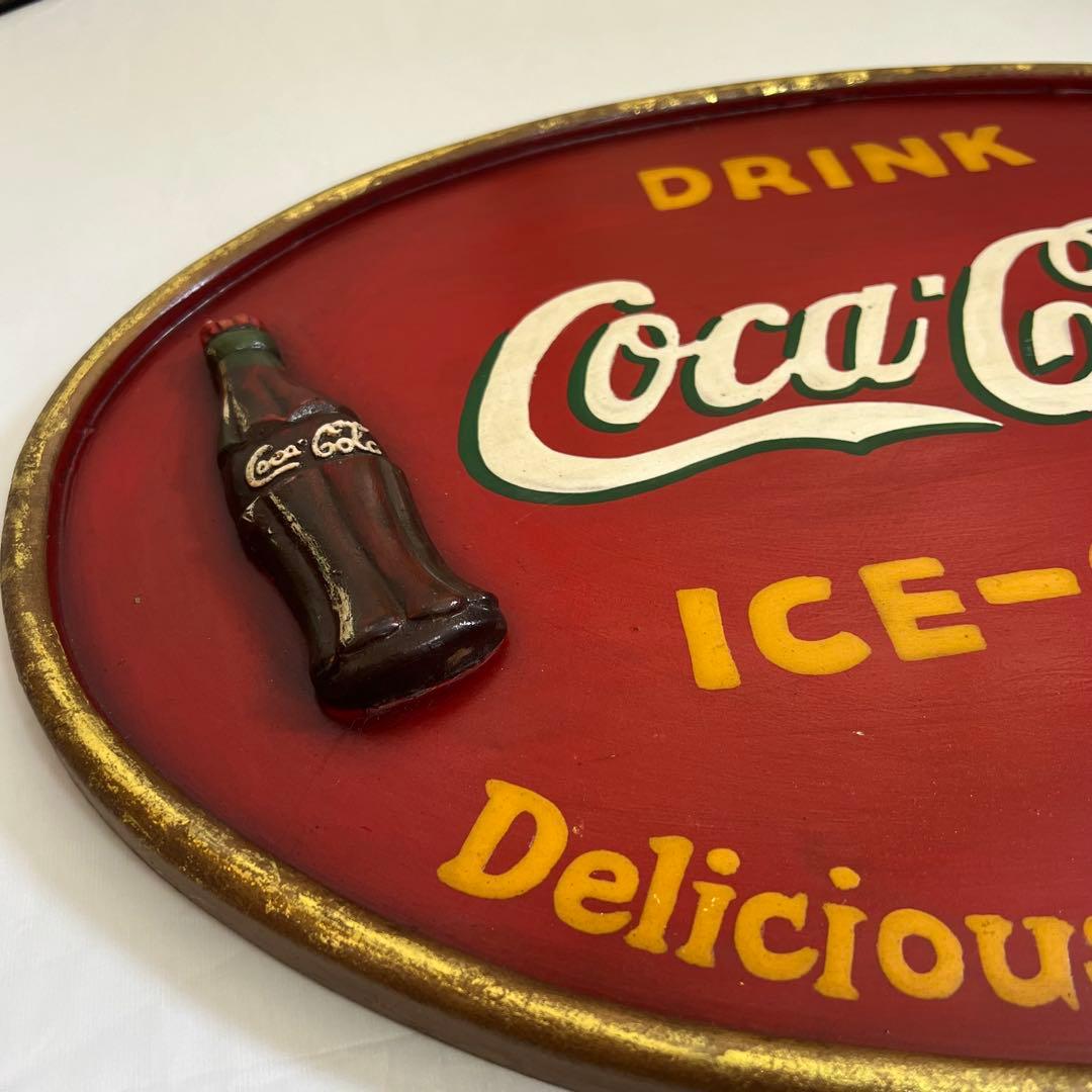 Coca-Cola コカコーラ 木製看板 ヴィンテージ アンティーク