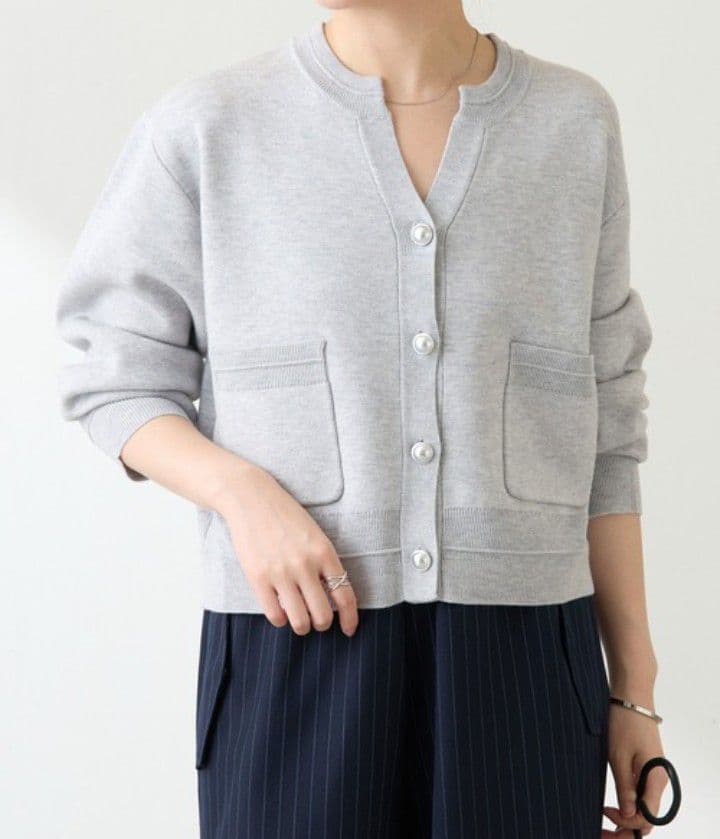 【新品】スウェットライクスキッパーカーディガン