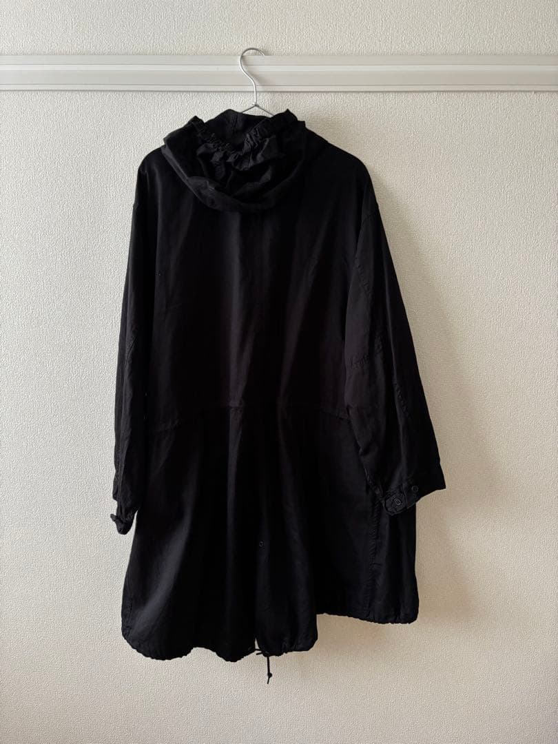 最終値下げVéritécœur ブラック フーディーコート