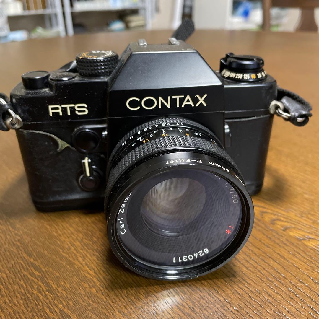 CONTAX RTS プラナーF1.7 50mm付き コンタックス レンズは傷少