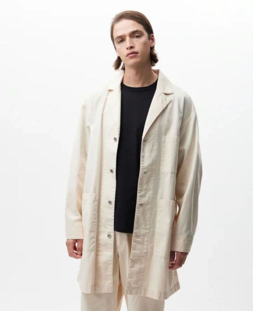 24SS NEIGHBORHOOD SHOP COAT ホワイト