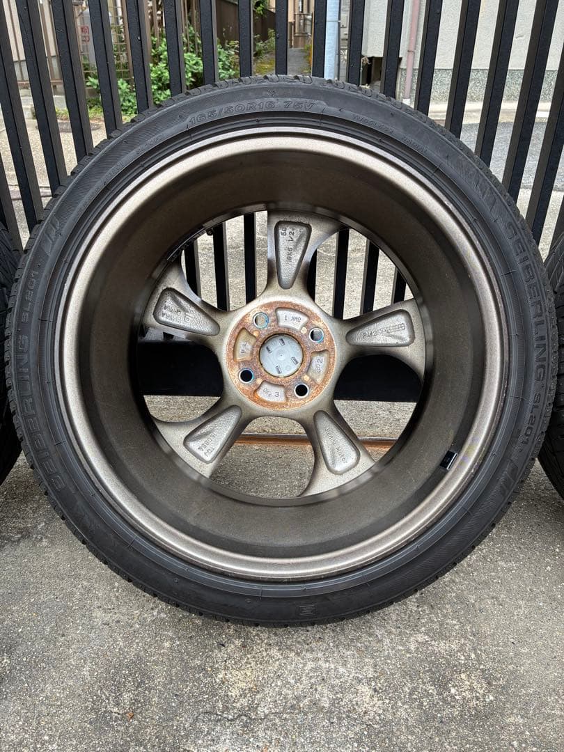 出品②ホンダ S660 αホイールタイヤ165/55R15R165/50R16