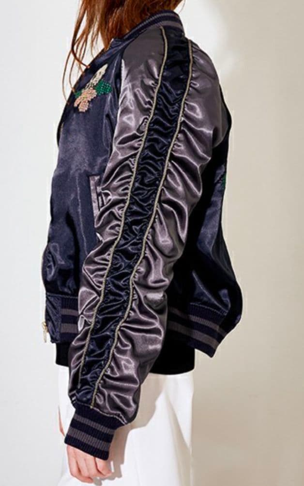 Sue UNDERCOVER アンダーカバー パッカリングスカジャン スカル 黒