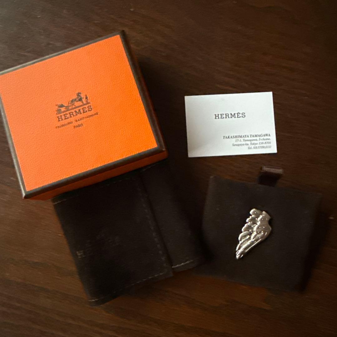 HERMES ピンバッジ　ネクタイピン　新品未使用
