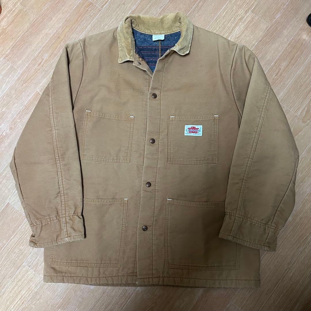 70s〜 USA製 CABOOSE カブース ダック地 ワークジャケット 44