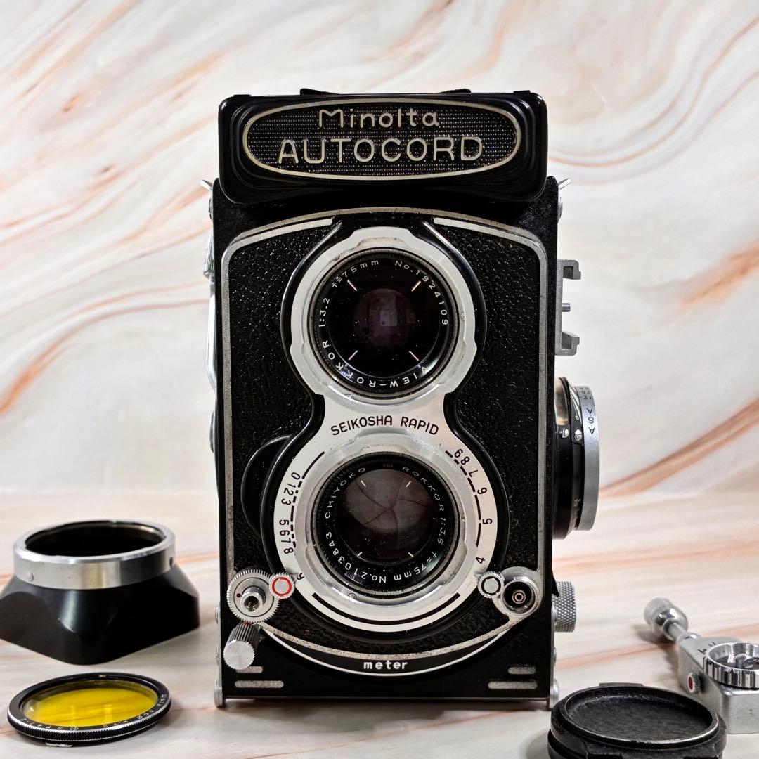ミノルタ　オートコード　二眼レフカメラ　レンズキャップ ジャンク