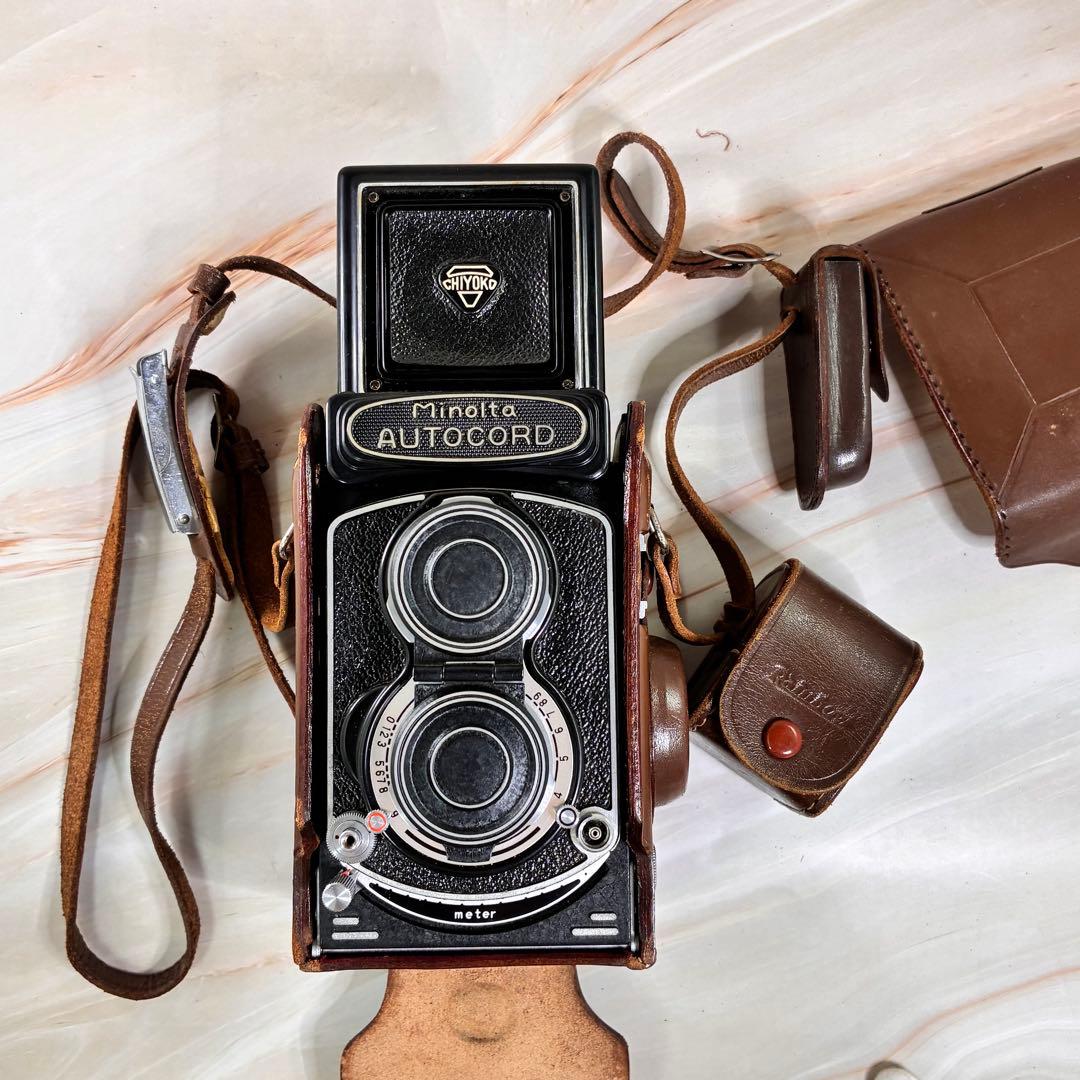 ミノルタ　オートコード　二眼レフカメラ　レンズキャップ ジャンク