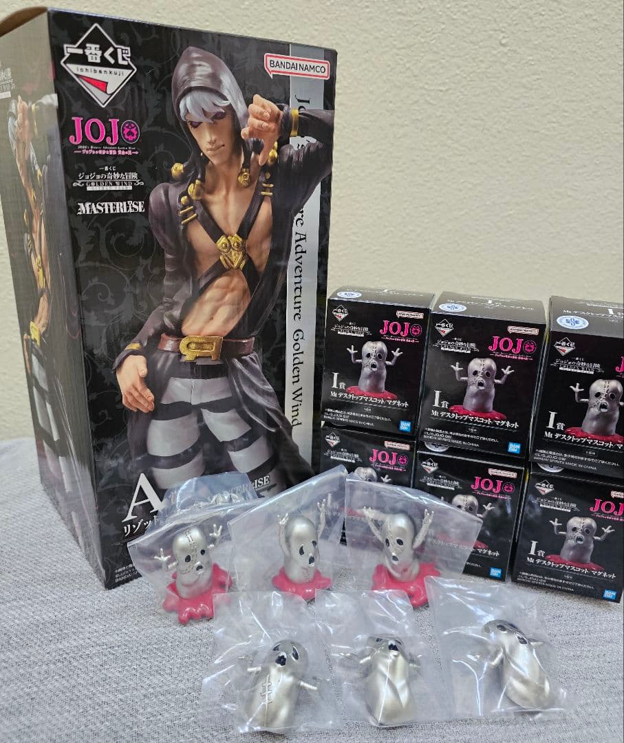 一番くじ ジョジョの奇妙な冒険 A賞リゾットフィギュア I賞 コンプ
