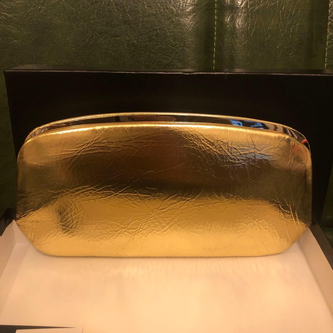 新品！カワカワ kawakawa 長財布　サイフ！ゴールド　金色