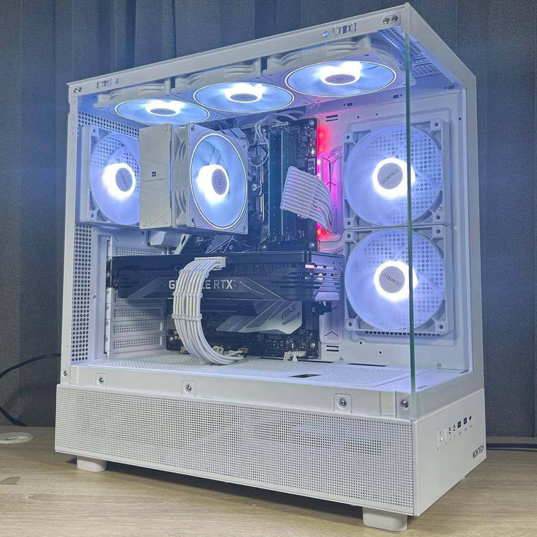 超高性能 白 ゲーミングPC RTX3070 Windows11 ワイルズ快適