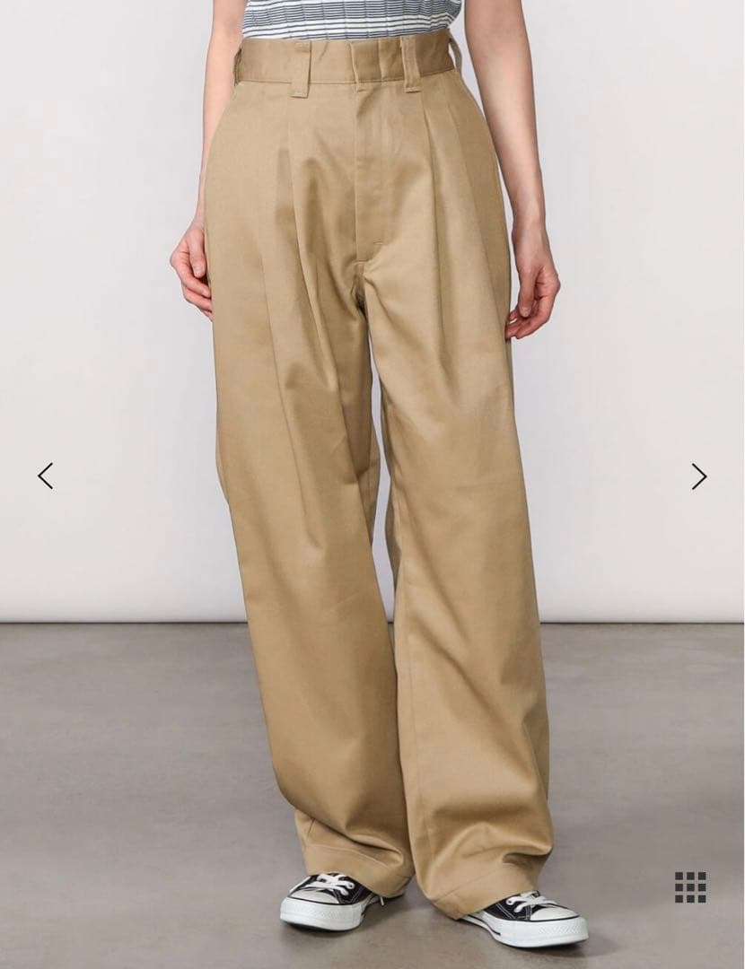 shinzone ベージュ ワイドパンツ 36