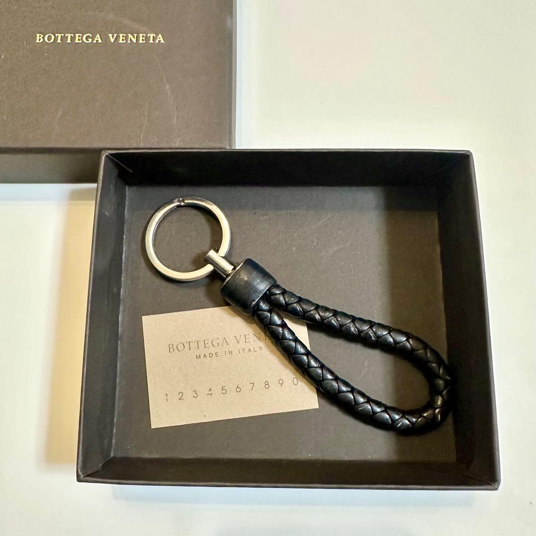 値下げ❗️Bottega Veneta ブラック キーホルダー