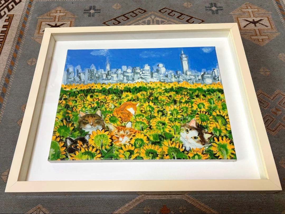 久下貴史 版画　「ひまわりの夢」