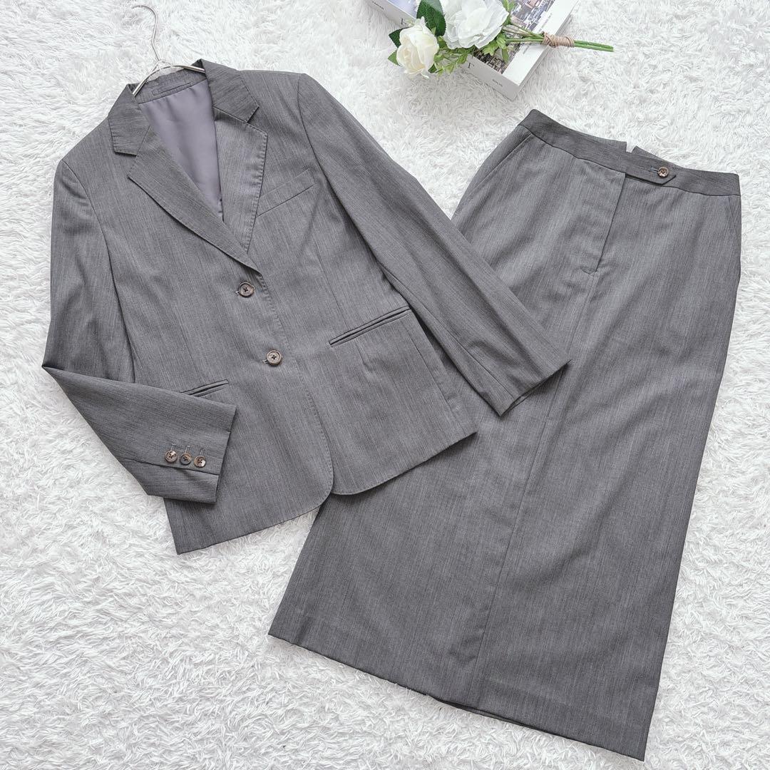 マーガレットハウエル ロングスカート セットアップ スーツ ウール