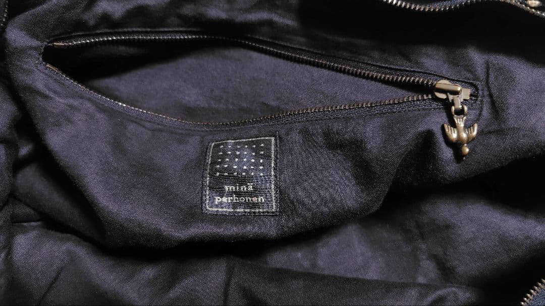 mina perhonen　tambourine　麻デニム　ミナペルホネン