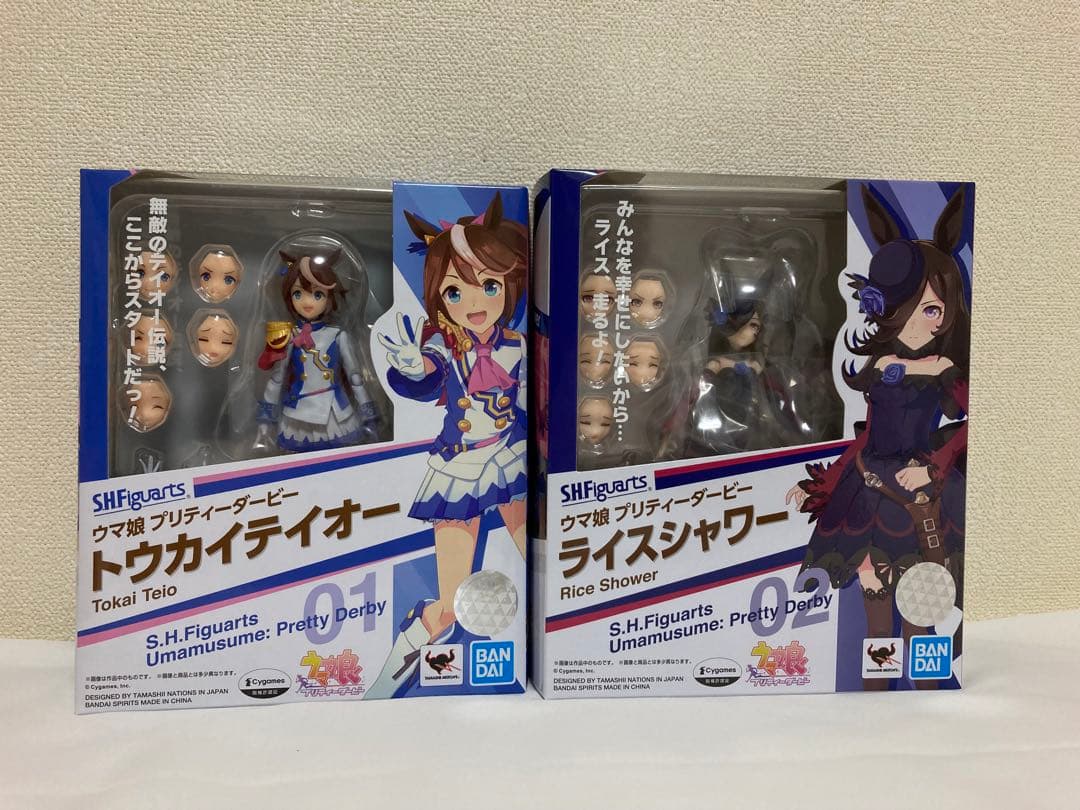 2種セット　フィギュアーツ　ライスシャワー　トウカイテイオー　ウマ娘　バンダイ