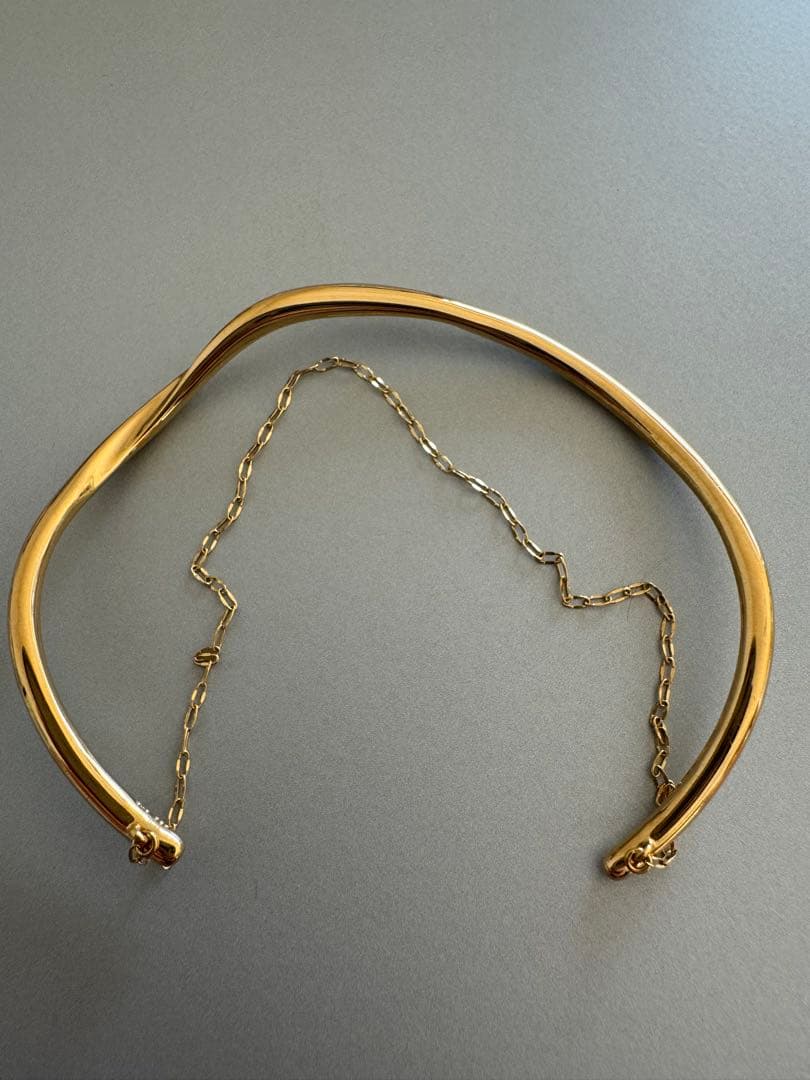 ete レイヤード バングル ペタルチェーン現行品美品