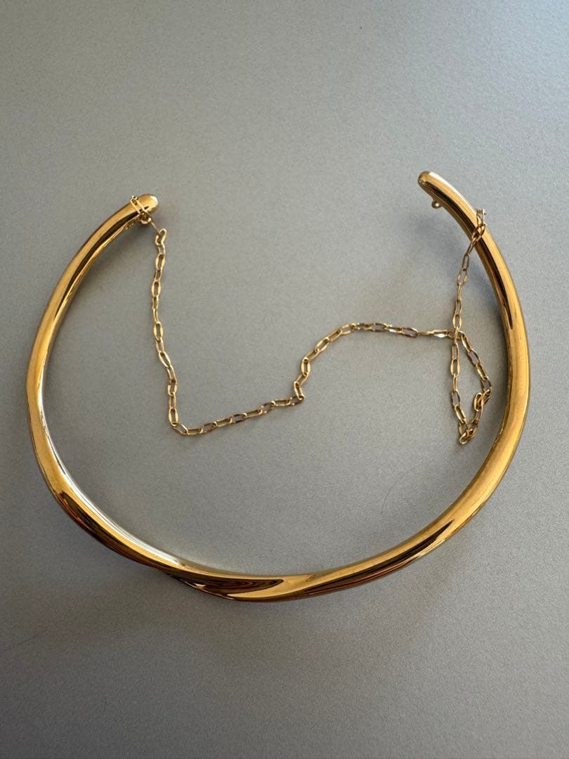 ete レイヤード バングル ペタルチェーン現行品美品