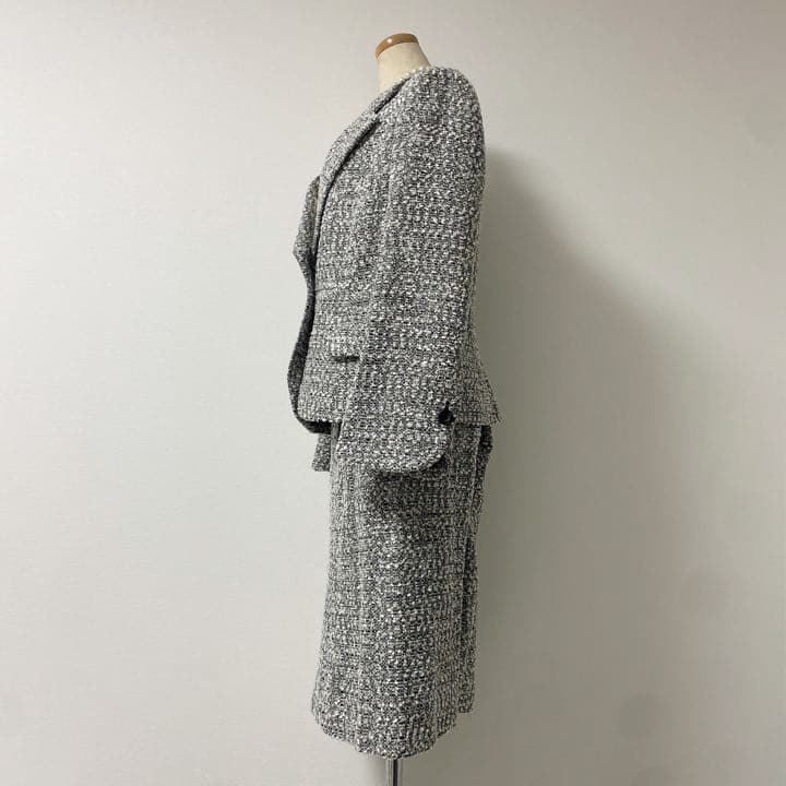新品タグ付き❤︎訳あり品　J&R ツイードスカートスーツ　F 日本製