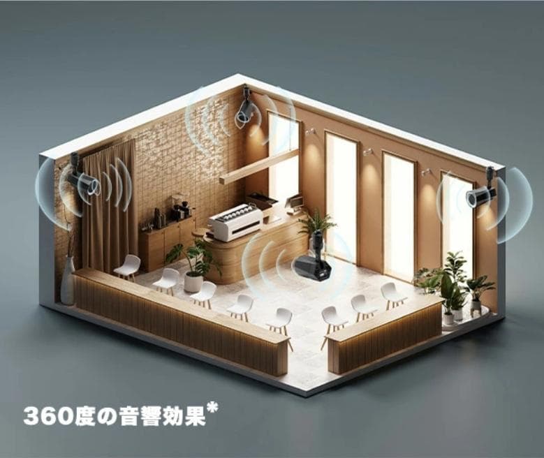 2台　黒ダクトレールスピーカー リモコン付き 高音質 Bluetooth対応