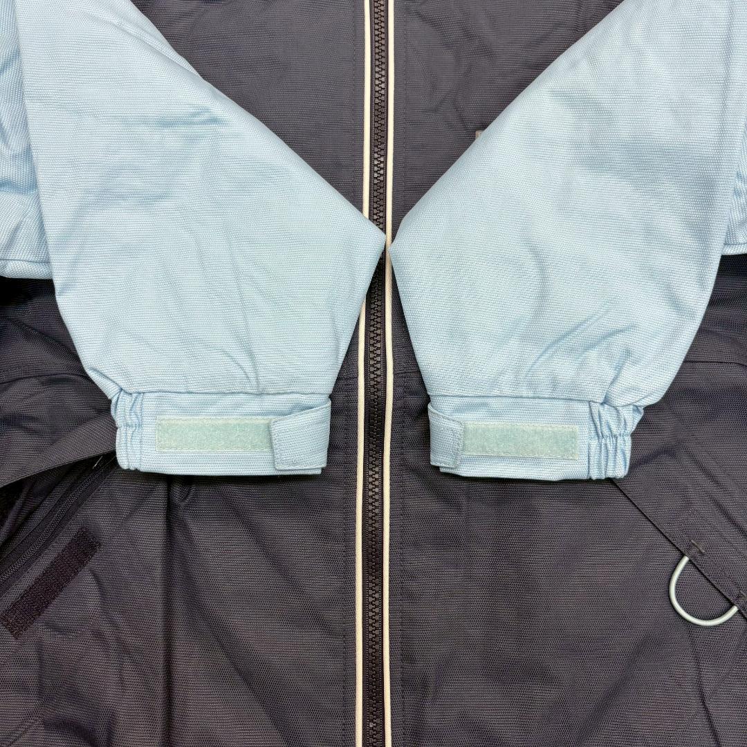 【新品未使用】チャンピオン キッズ スキーウェア 130 上下 紺 水色 レトロ