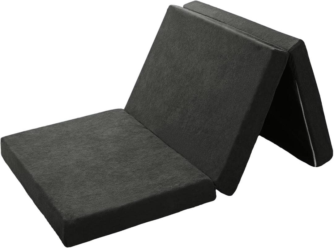 シングル 三つ折り マットレス 【硬め190N 厚さ10cm】 高