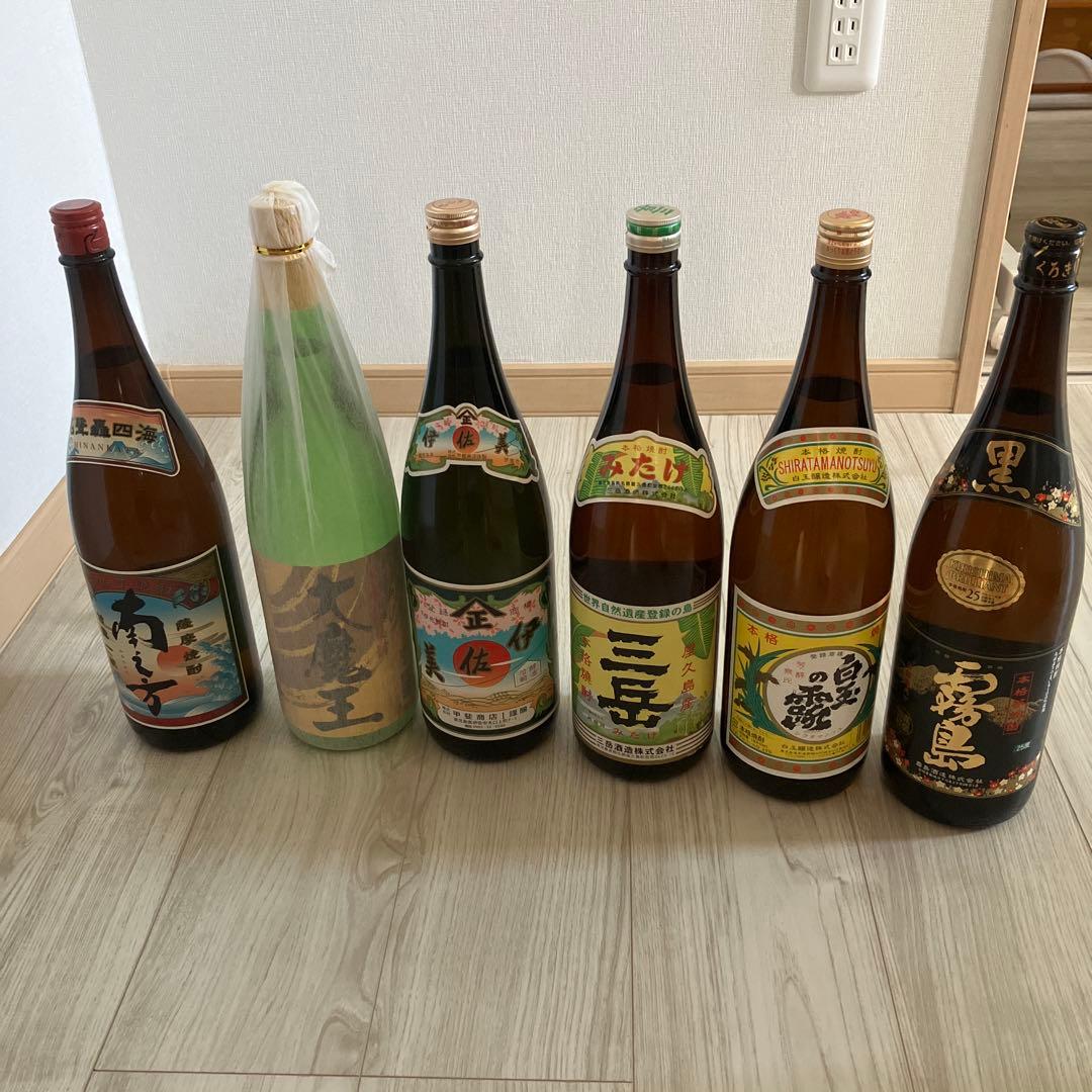 芋焼酎セット　伊佐美 三岳 黒霧島 白玉の露 南之方 大魔王1800ml×6本