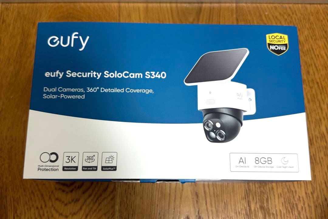 未使用　eufy Security SoloCam S340