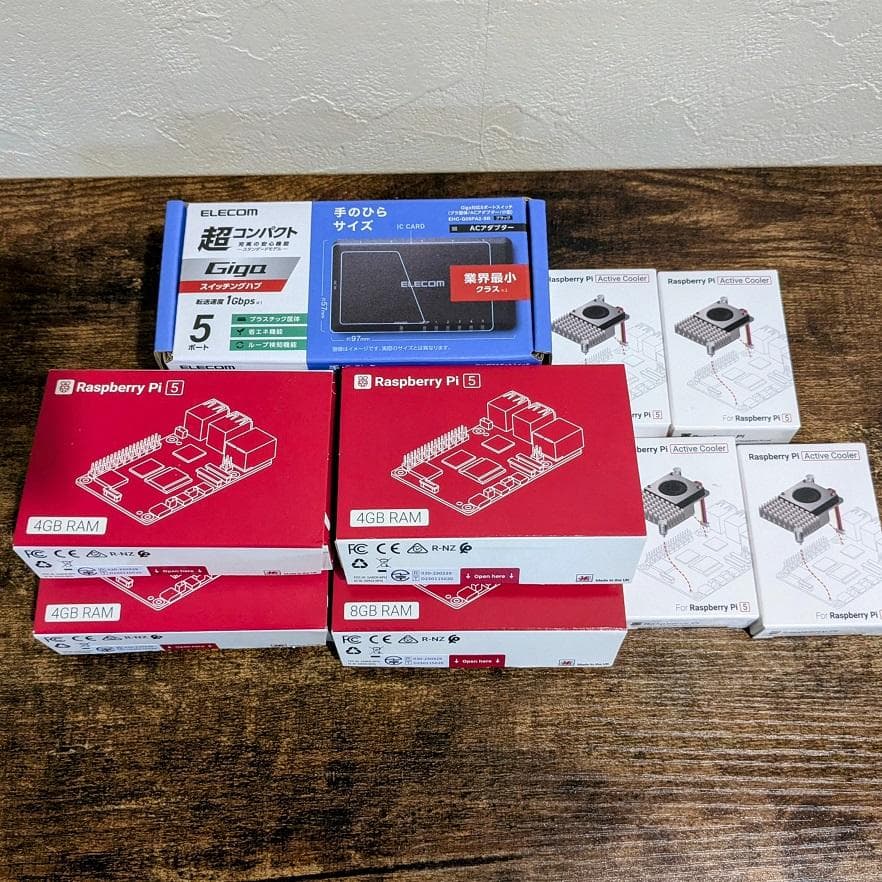 Raspberry Pi 5 クラスターキット