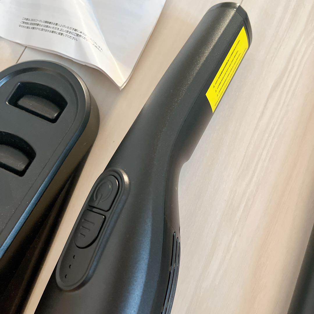 掃除機 コードレス 超強力吸引 ハンディスティック 超軽量 2way ブラック