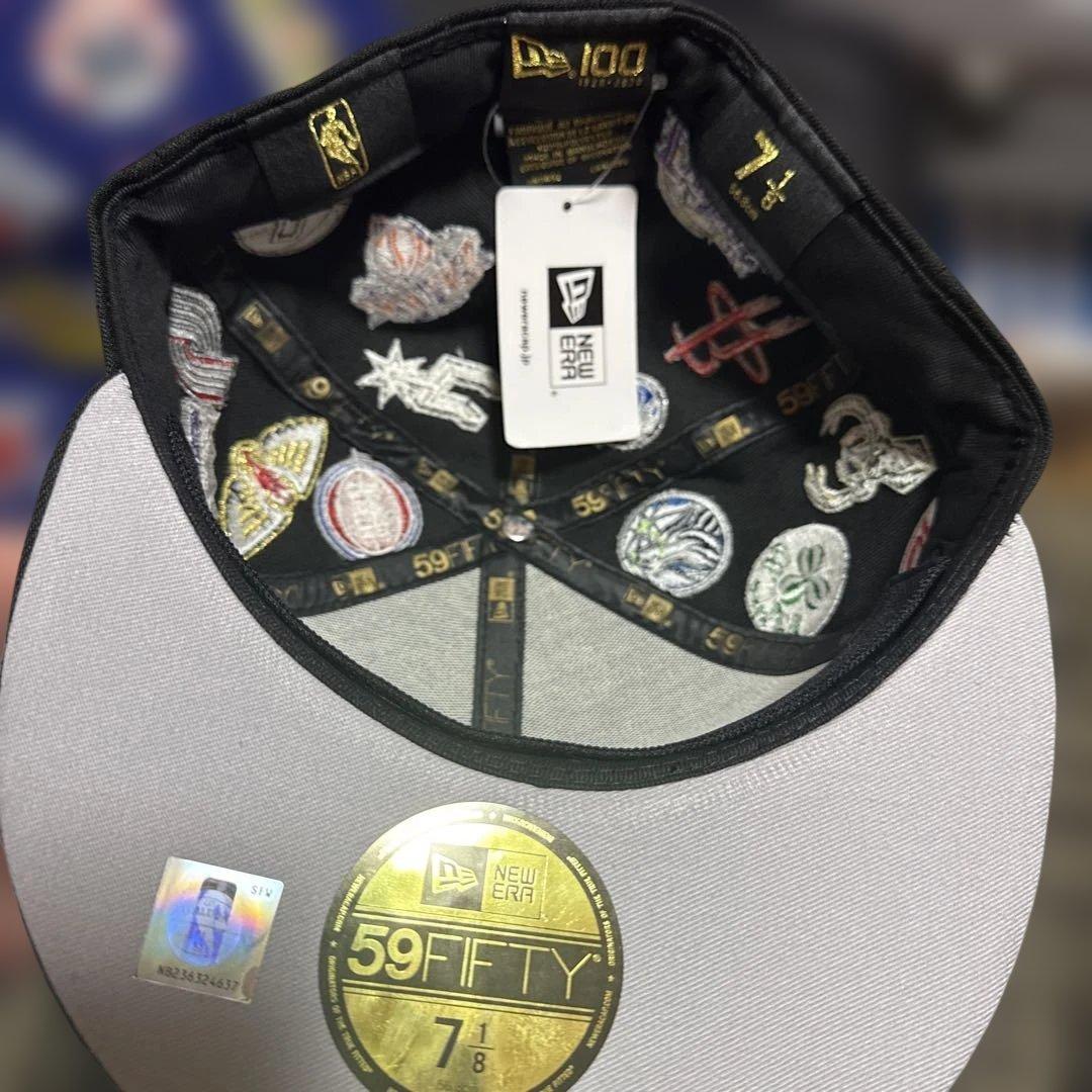 NBAチームロゴ刺繍 ニューエラ 7 1/8