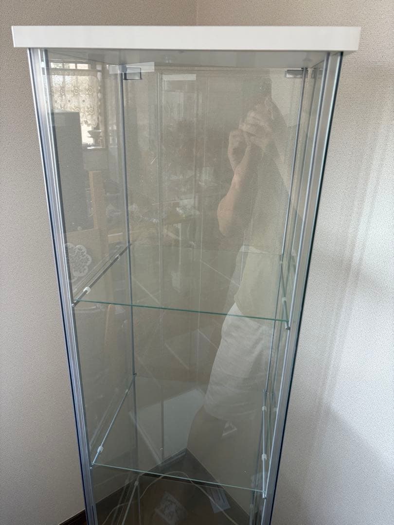 ＩＫＥＡ　DETOLF/デトルフ　ガラスケース43x163 cm2台セット
