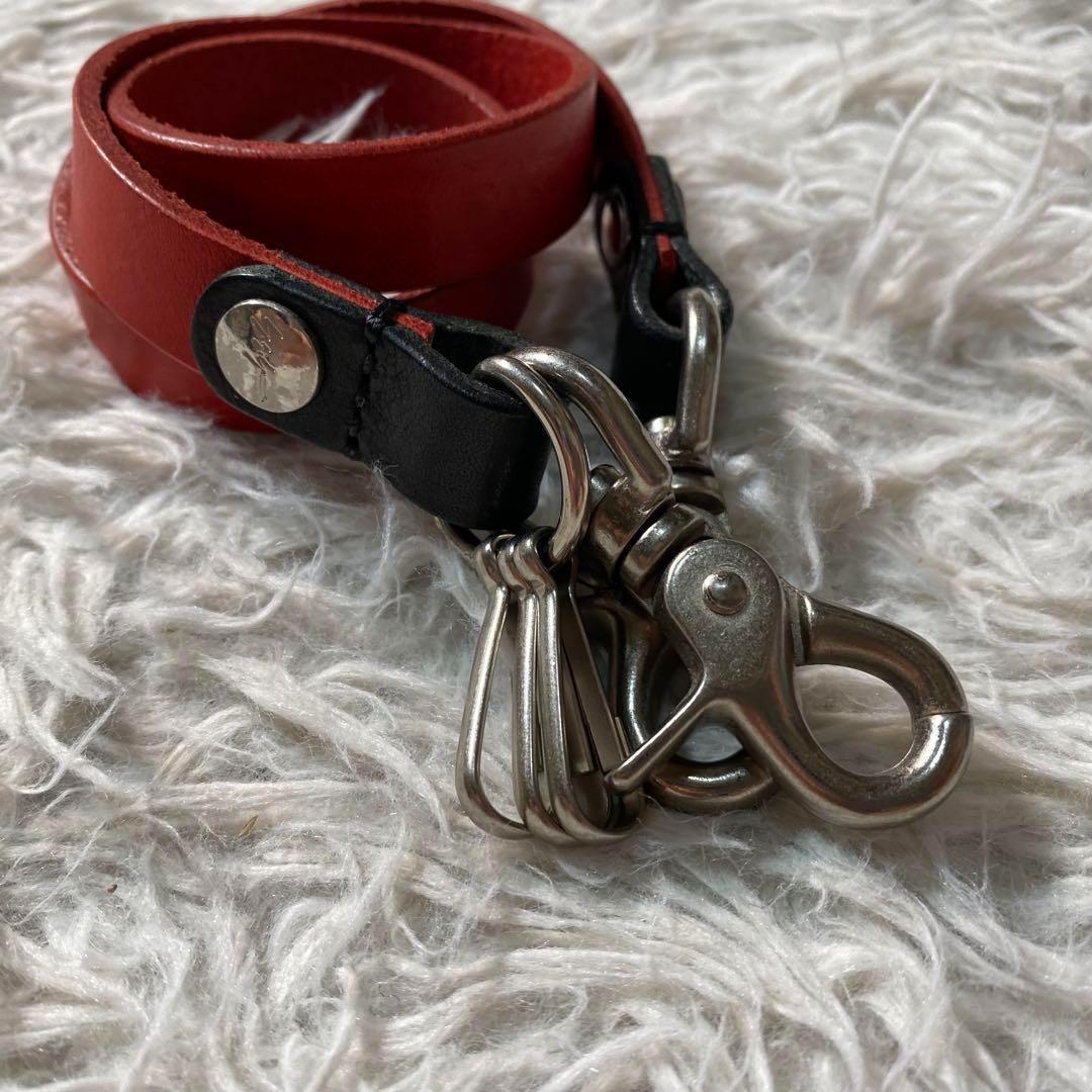 極美品】ヨウジヤマモト　yohji yamamoto　ウォレットチェーン　レザー