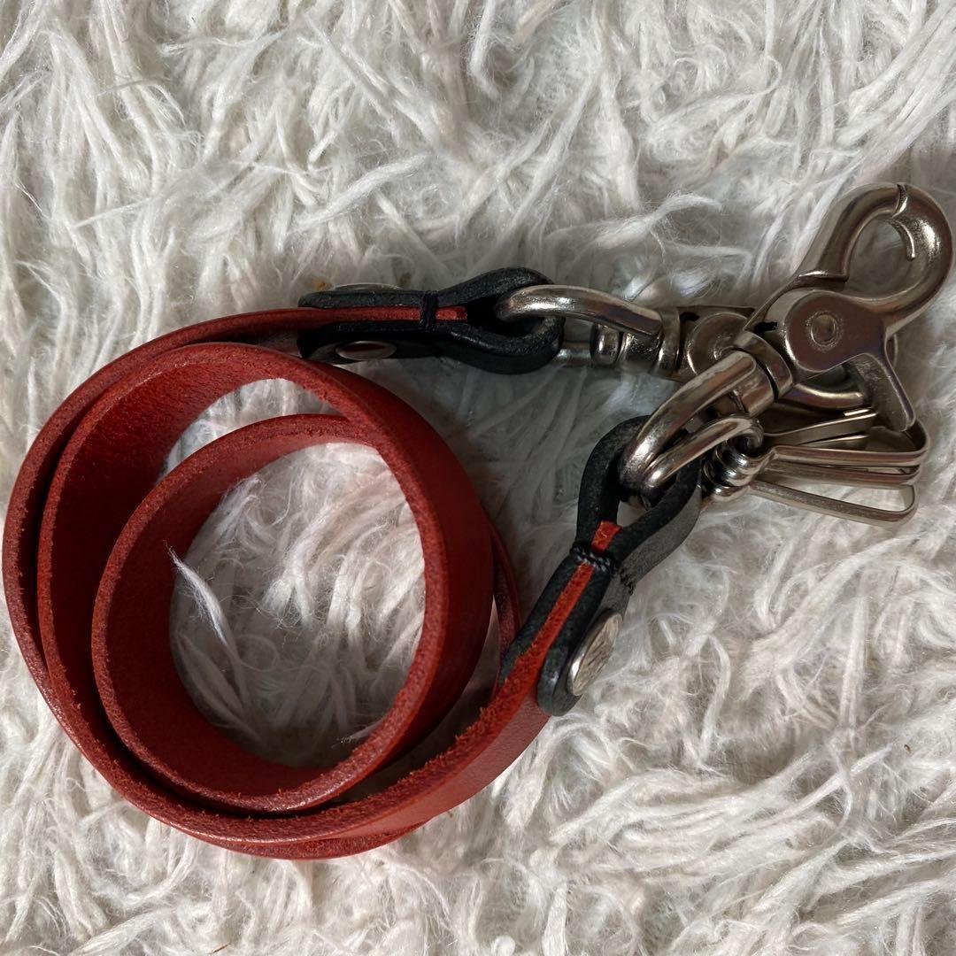 極美品】ヨウジヤマモト　yohji yamamoto　ウォレットチェーン　レザー