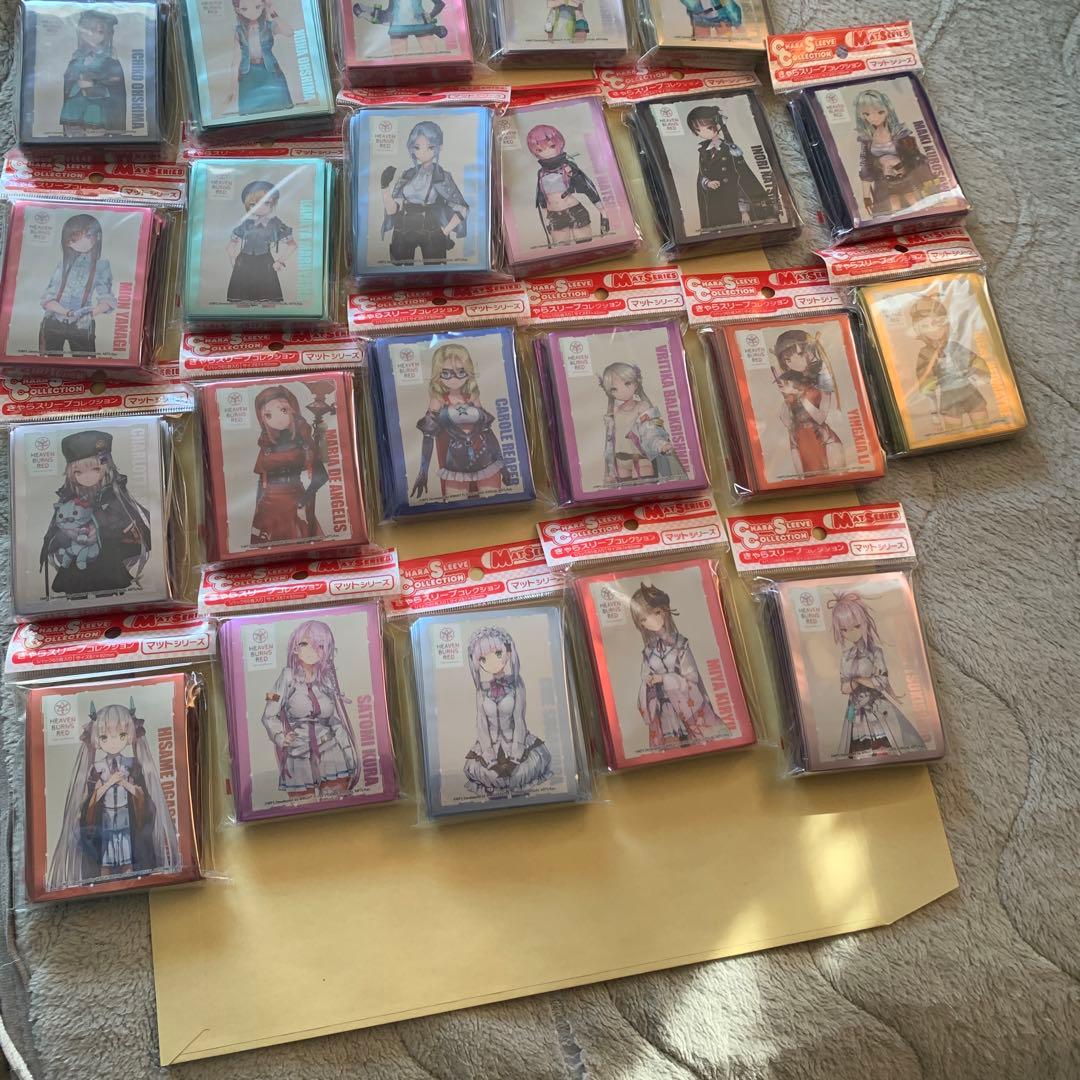 きゃらスリーブコレクション　ヘブンバーンズレッド　 ヘブバン　39種 まとめて