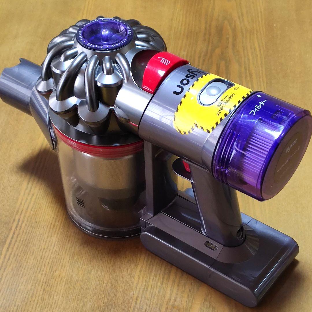 ダイソンV8 SV10K掃除機 完全分解清掃済み動作品 純正バッテリー２つセット