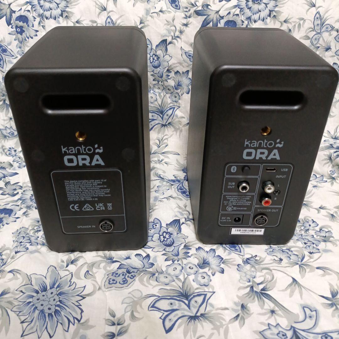 kanto ORA スタジオモニタースピーカー ブラック＋スピーカースタンドS2
