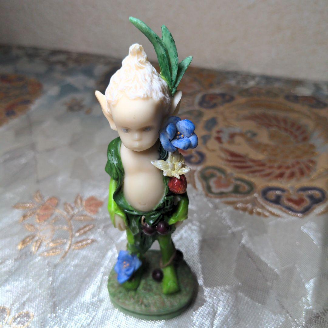 ◆希少◆ 与勇輝 ニングル フィギュリン 彩鳳堂 森の妖精 レプリカ 置物 人形