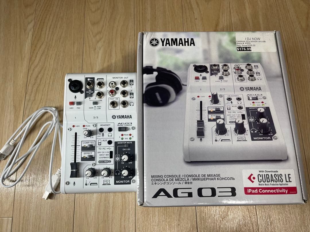 YAMAHA AG03 オーディオインターフェイス 本体