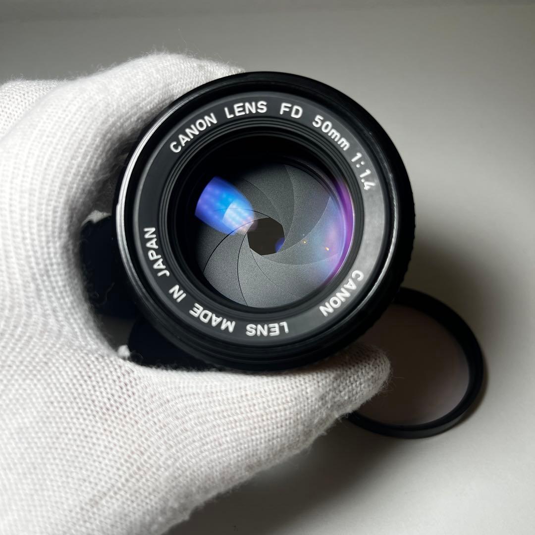 【美品】Canon New FD 50mm f/1.4 オールドレンズ