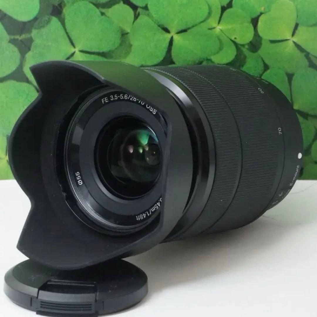 【美品】Sonyソニー⭐️FE 28-70mm フルサイズ対応 標準レンズ 黒