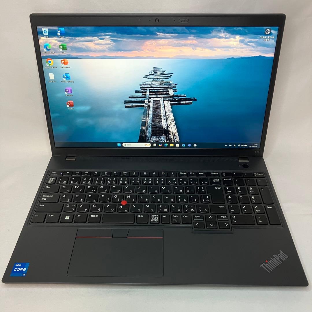 極美品 ThinkPad L15 Gen3 第12世代 i5 8GB 256GB