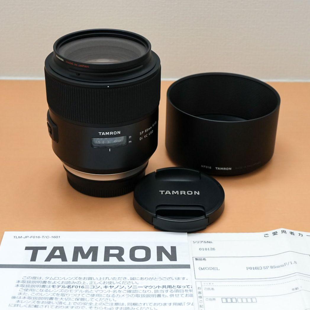 レンズ(単焦点) TAMRON SP 85mm F1.8 Di VC USD (F016)