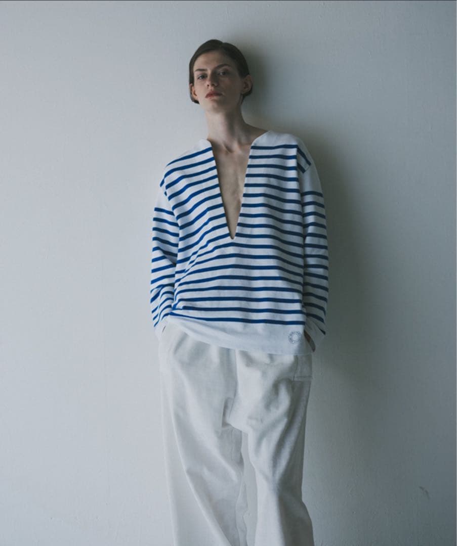 ORCIVAL for BIOTOP スキッパー型バスクシャツ