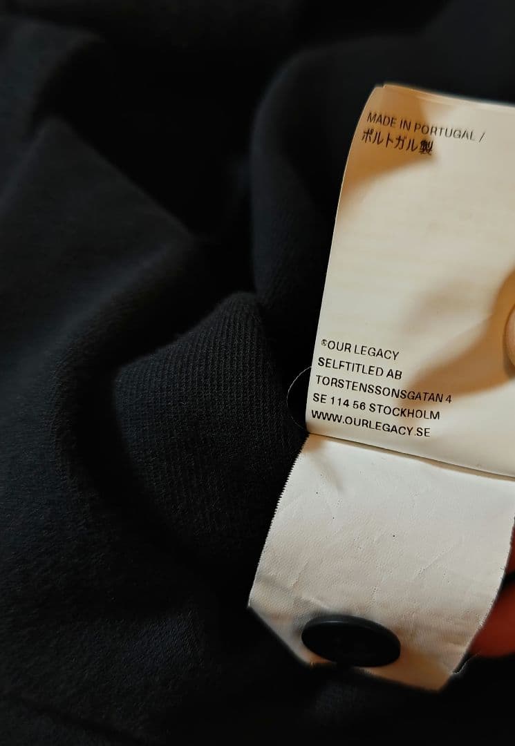 OUR LEGACY EVENING COACH JACKET ブラック