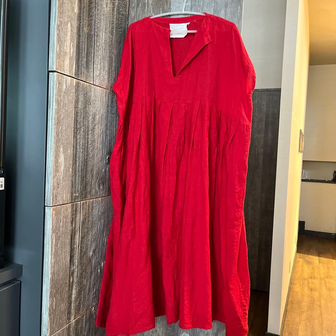 ヴェリテクール☆VC1671LMウール混スキッパーワンピース