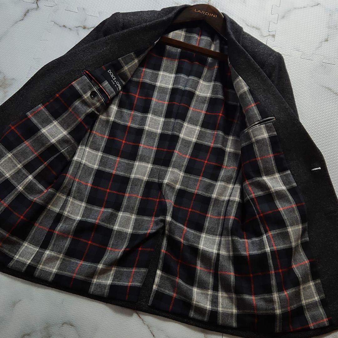 極美品✨ドルチェ&ガッバーナ テーラードジャケット カシミヤ ツイード