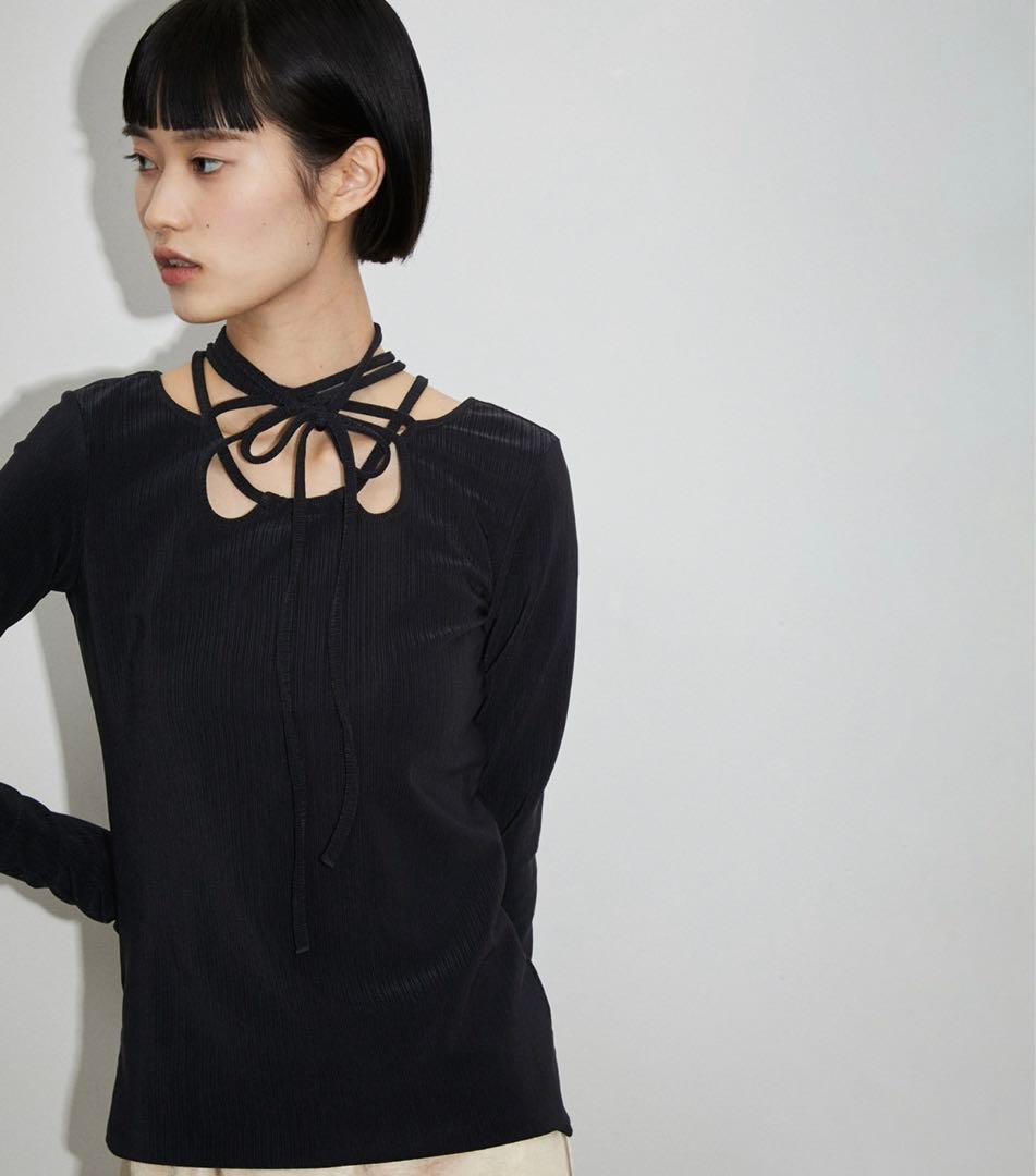 トップス MURRAL ivy long sleeve top black