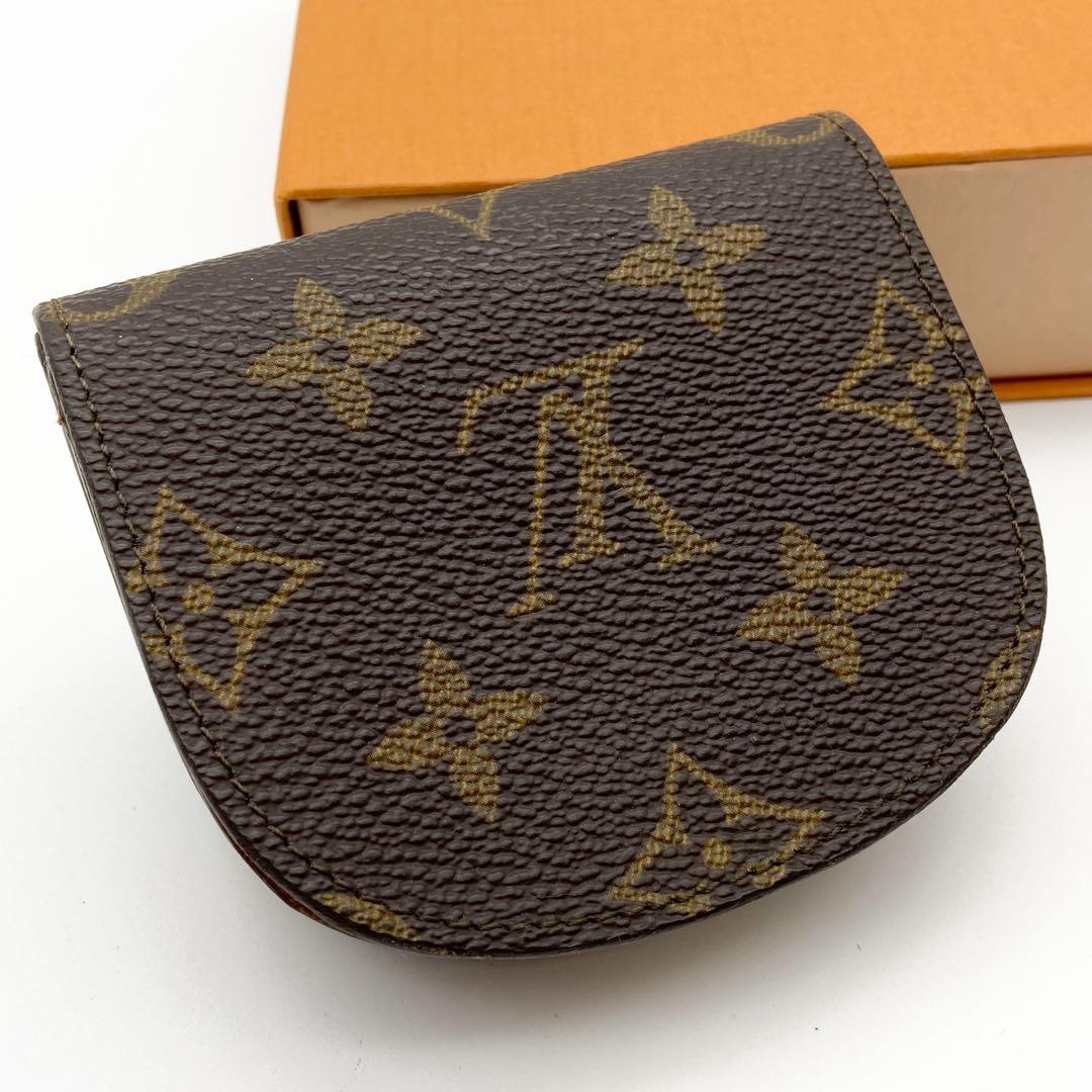 【美品】ルイヴィトン ケース モノグラム ポルトモネ グゼ 小銭入れ